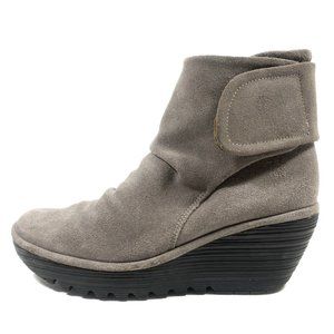 Fly London Yegi Suede Leather Wedge 